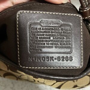 Y2K Coach 6266 Brown shoulder hobo bag